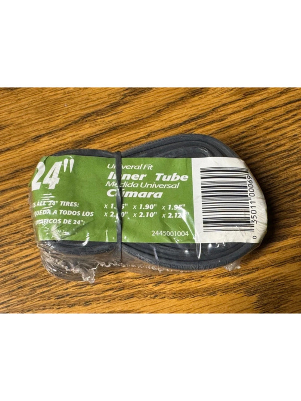 24" inch Bike Inner Tube 24 x 1.75 - 2.125 Universal Fit Inner Tube